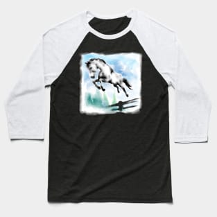 Jumping Horse Baseball T-Shirt